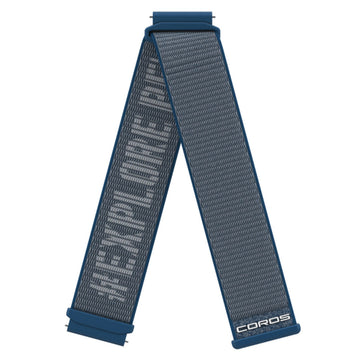 Coros Apex 2 Pro 22mm Replacement Bands - Nylon Regular Blue 