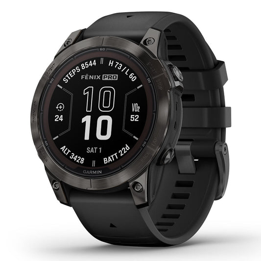 Garmin Fenix 7 Pro Sapphire Solar Premium Multisport GPS Smartwatch - 47mm - Carbon Grey
