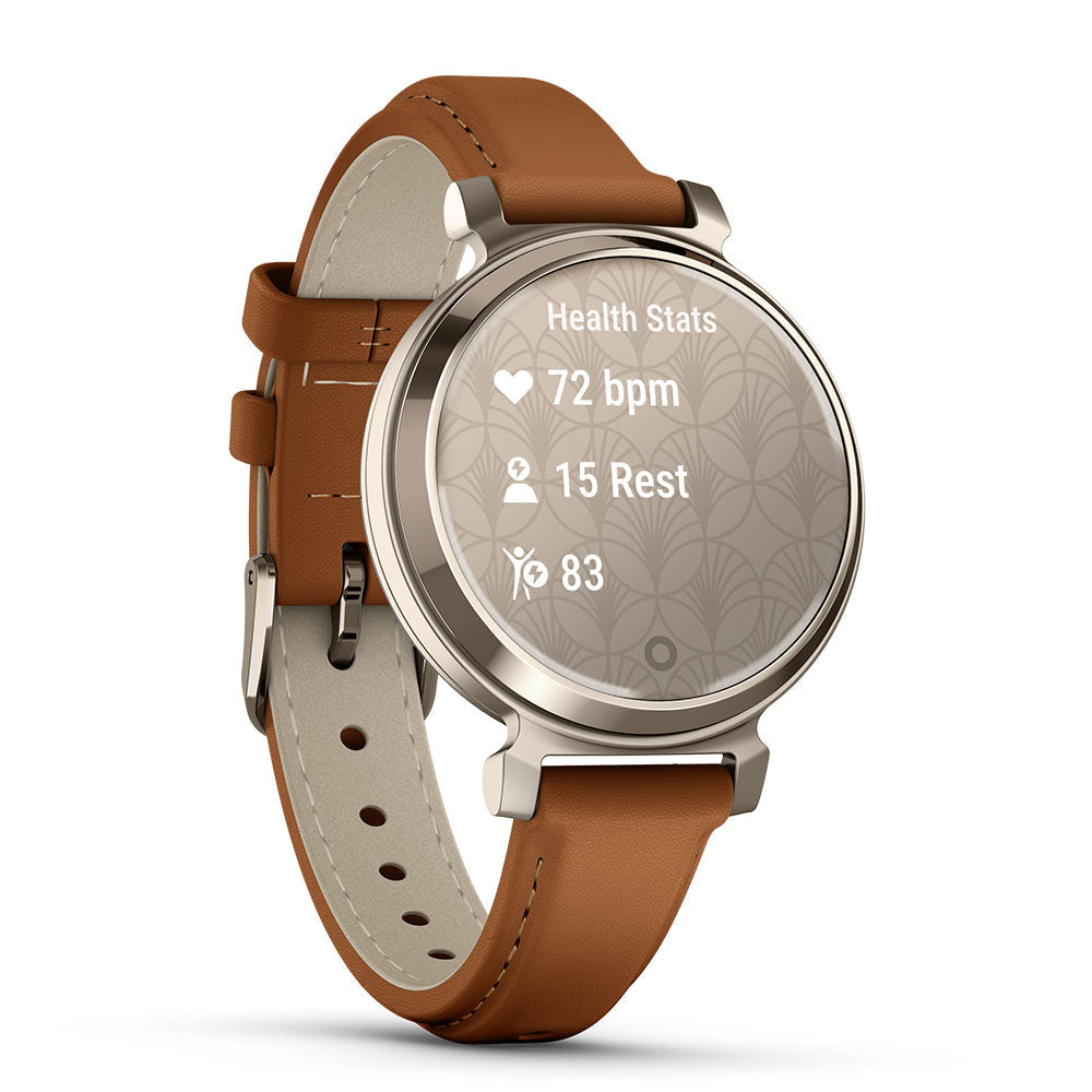 Garmin Lily 2 Classic Smartwatch with Leather Band   