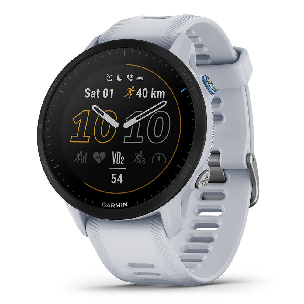 Garmin Forerunner 955 GPS Running and Triathlon Smartwatch - Non Solar, White